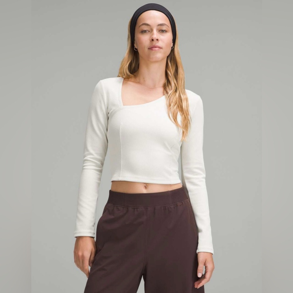 NWT Lululemon Ribbed Softstreme Top XL and Flared Pants 14 Two Piece Set - Picture 3 of 8